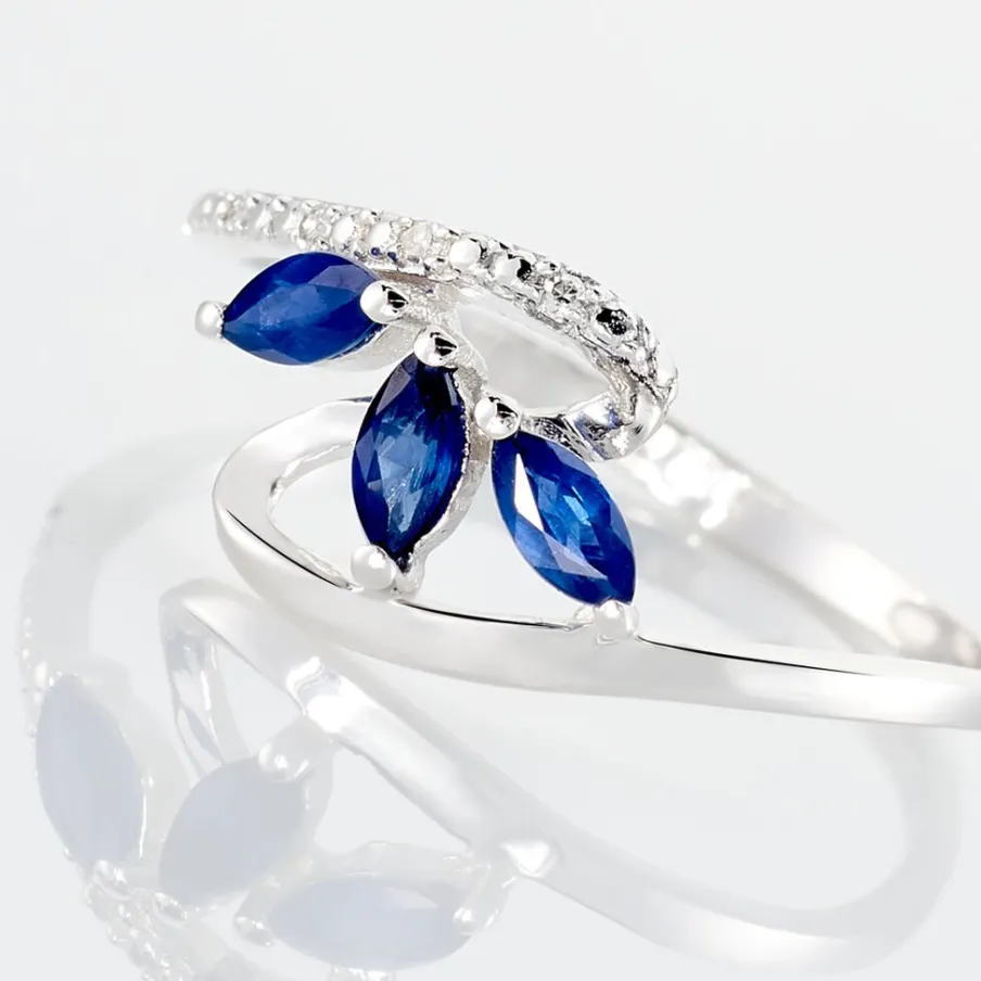 Histoire d'Or Bague Petale Et Diamant