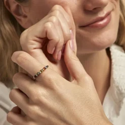 Bague Philo Argent Blanc Ambre-Histoire d'Or Hot