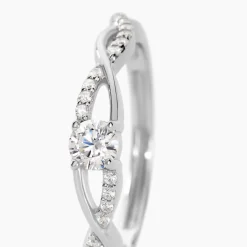 Bague Phoebus Argent Blanc Oxyde De Zirconium-Histoire d'Or