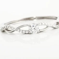 Bague Phoebus Argent Blanc Oxyde De Zirconium-Histoire d'Or