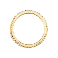 Bague Plaqué Or Gallez Oxydes De Zirconium-Histoire d'Or