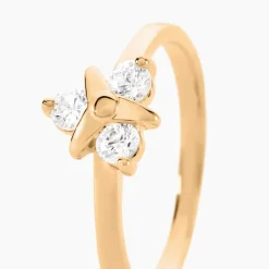 Bague Plaqué Or Jacinth Oxyde De Zirconium-Histoire d'Or Sale