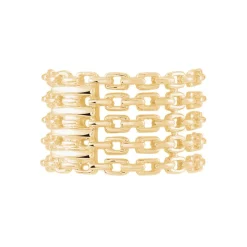 Bague Plaqué Or Jaune Atila-Histoire d'Or Sale