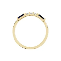 Bague Plaqué Or Jaune Calvin Oxyde De Zirconium-Histoire d'Or Online