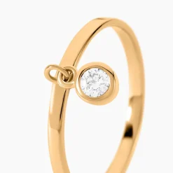 Bague Plaqué Or Jaune Lynnha Oxyde De Zirconium-Histoire d'Or Clearance