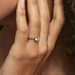 Histoire d'Or Bague Plaqué Or Kurt Oxydes De Zirconium