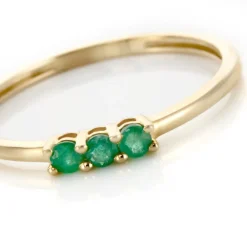 Bague Richie Or Jaune Emaraude-Histoire d'Or Discount