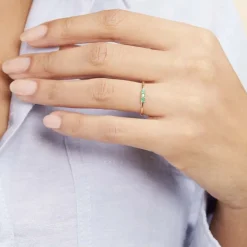 Bague Richie Or Jaune Emaraude-Histoire d'Or Discount