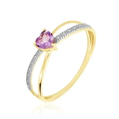 Bague Rory Or Jaune Amethyste-Histoire d'Or Online