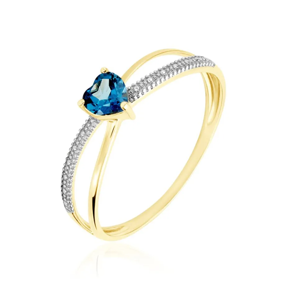 Histoire d'Or Bague Rory Or Jaune Topaze