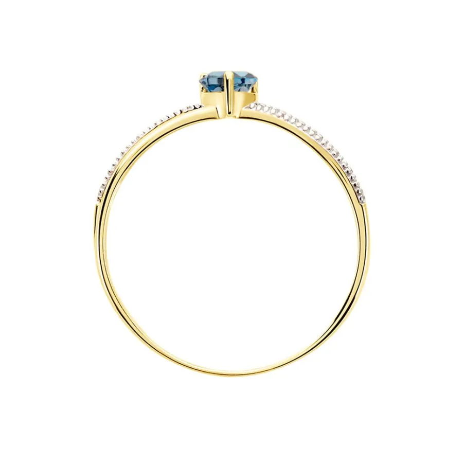 Histoire d'Or Bague Rory Or Jaune Topaze