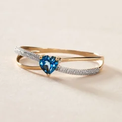 Histoire d'Or Bague Rory Or Jaune Topaze