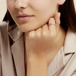 Bague Rosalyne Or Blanc Saphir Et Diamant-Histoire d'Or