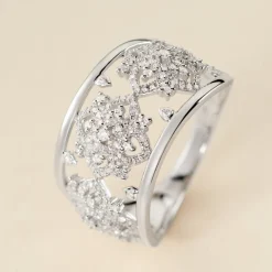 Bague Rosée Or Blanc Diamant-Histoire d'Or Clearance