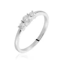 Bague Sabine Or Blanc Diamant-Histoire d'Or Outlet