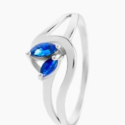 Bague Sakina Or Blanc Saphir-Histoire d'Or Best