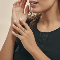 Bague Sakina Or Blanc Saphir-Histoire d'Or Best