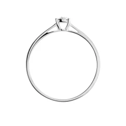 Bague Saranna Or Blanc Diamant Blanc-Histoire d'Or New