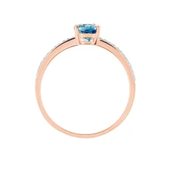 Bague Sarika Or Rose Topaze Et Oxyde De Zirconium-Histoire d'Or Best