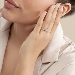 Bague Serena Or Blanc Diamant-Histoire d'Or Discount