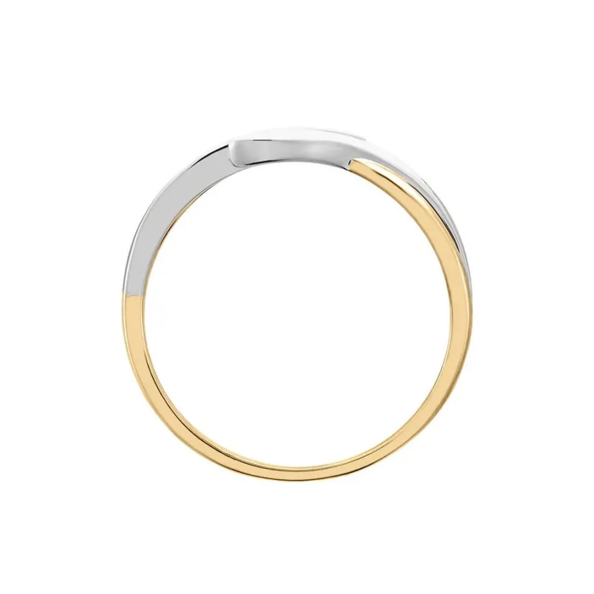 Bague Sharron Or Bicolore Diamant Blanc-Histoire d'Or