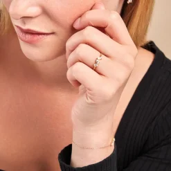 Bague Shiny Garden Or Jaune Oxyde De Zirconium-Histoire d'Or Online