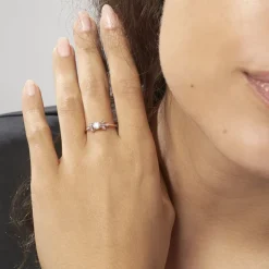 Bague Solitaire Alicea Or Rose Diamant-Histoire d'Or Outlet