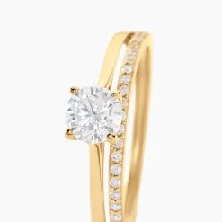 Histoire d'Or Bague Solitaire Anatoline De Zirconium