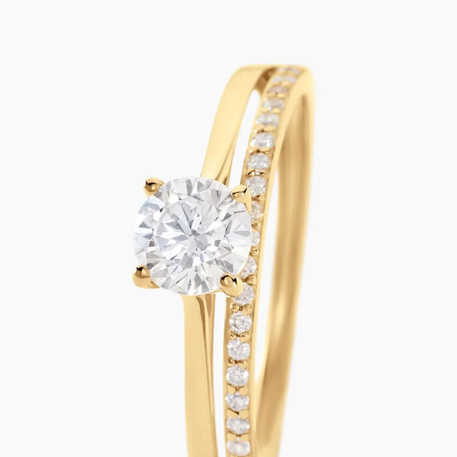 Histoire d'Or Bague Solitaire Anatoline De Zirconium