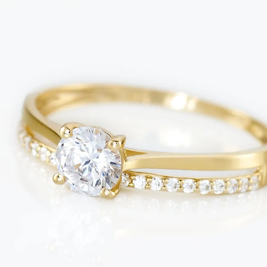 Bague Solitaire Anatoline De Zirconium-Histoire d'Or Best