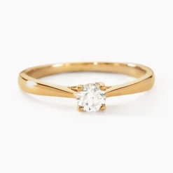 Histoire d'Or Bague Solitaire Aphrodite Or Jaune Diamant