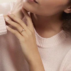 Histoire d'Or Bague Solitaire Aphrodite Or Jaune Diamant