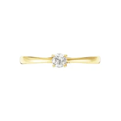 Histoire d'Or Bague Solitaire Aphrodite Or Jaune Diamant