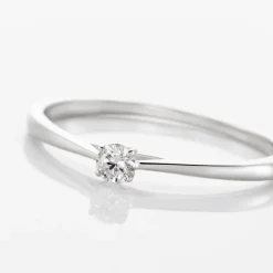 Bague Solitaire Aphrodite Or Blanc Diamant-Histoire d'Or Sale