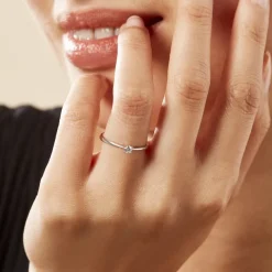 Bague Solitaire Aphrodite Or Blanc Diamant-Histoire d'Or Sale