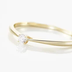 Bague Solitaire Aphrodite Or Jaune Diamant-Histoire d'Or Sale