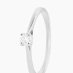 Bague Solitaire Aphrodite Or Blanc Diamant-Histoire d'Or Clearance