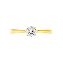 Bague Solitaire Aphrodite Or Jaune Diamant-Histoire d'Or Outlet