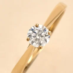 Bague Solitaire Aphrodite Or Jaune Diamant-Histoire d'Or Outlet