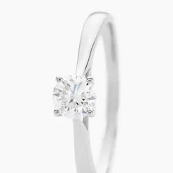Bague Solitaire Aphrodite Or Blanc Diamant-Histoire d'Or Sale