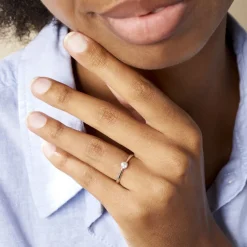 Bague Solitaire Aphrodite Or Blanc Diamant-Histoire d'Or Hot