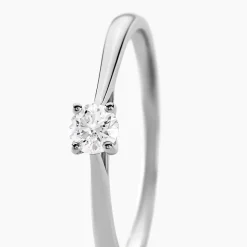 Histoire d'Or Bague Solitaire Aphrodite Or Blanc Diamant