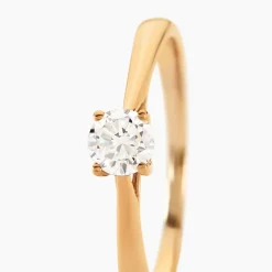 Bague Solitaire Aphrodite Or Jaune Diamant-Histoire d'Or Hot