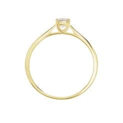 Bague Solitaire Aphrodite Or Jaune Diamant-Histoire d'Or Hot