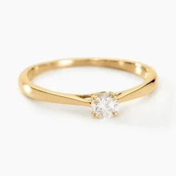 Bague Solitaire Aphrodite Or Jaune Diamant-Histoire d'Or New