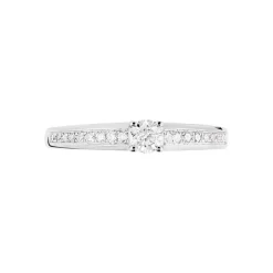 Bague Solitaire Aramis Or Blanc Diamant-Histoire d'Or Discount