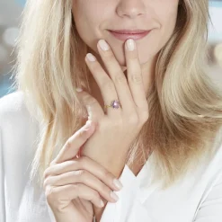 Bague Solitaire Armantia Or Jaune Amethyste-Histoire d'Or New