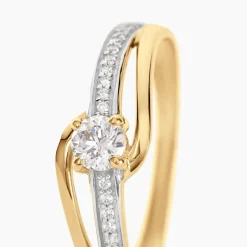Histoire d'Or Bague Solitaire Armelle De Zirconium