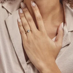 Histoire d'Or Bague Solitaire Arzula Or Jaune Topaze