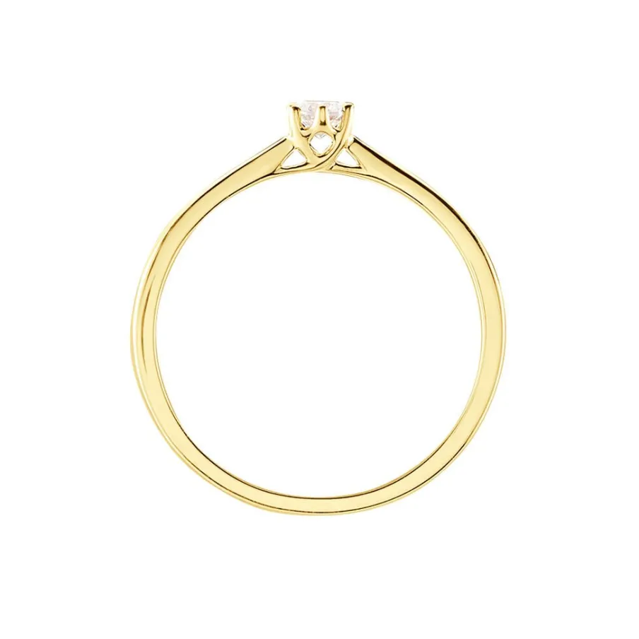 Histoire d'Or Bague Solitaire Athena